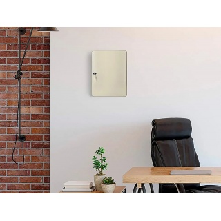 Szafka na klucze Q-CONNECT, na 140 kluczy, 280x370x80mm, szara, Szafki na klucze, Wyposażenie biura