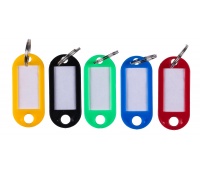 Key chains Q-CONNECT, 50×22mm, 100 szt., color mix