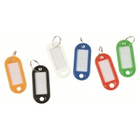Key chains Q-CONNECT, 50×22mm, 100 szt., color mix