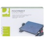 Footrest Q-CONNECT, adjustable (x2), 400x70x350mm, black
