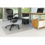 Mata pod krzesło Q-CONNECT, na podłogi twarde, 120x90cm, kształt T, Maty, Wyposażenie biura