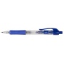 Długopis automatyczny Q-CONNECT 0,7mm, niebieski, Długopisy, Artykuły do pisania i korygowania