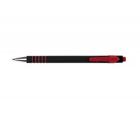 Długopis automatyczny Q-CONNECT LAMBDA, 0,7mm, czerwony, Długopisy, Artykuły do pisania i korygowania