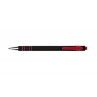 Długopis automatyczny Q-CONNECT Lamda 0, 7mm, czerwony