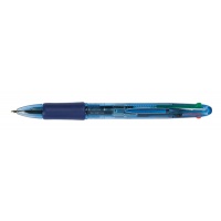 Długopis automatyczny Q-CONNECT 4-color 0, 7mm (linia), mix kolorów