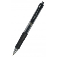Długopis automatyczny żelowy Q-CONNECT 0, 5mm (linia), czarny