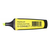 Highlighter Premium 2-5mm (line) rubberised grip yellow