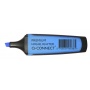 Highlighter Premium 2-5mm (line) rubberised grip blue