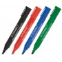 Marker permanentny ścięty 3-5mm (linia) niebieski, Markery, Artykuły do pisania i korygowania