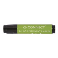 Marker przemysłowy Q-CONNECT Jumbo, ścięty, 2-20mm (linia), czarny, Markery, Artykuły do pisania i korygowania