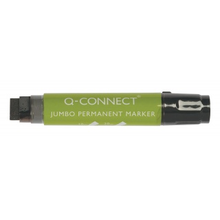 Marker przemysłowy Q-CONNECT Jumbo, ścięty, 2-20mm (linia), czarny, Markery, Artykuły do pisania i korygowania