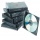 Pudełko na płytę CD/DVD Q-CONNECT,  slim,  25szt.,  przeźroczyste