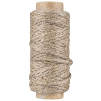 Szpagat jutowy Q-CONNECT, 30g, 15m, brązowy, Sznurki, Koperty i akcesoria do wysyłek