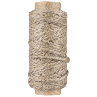 Szpagat jutowy Q-CONNECT, 30g, 15m, brązowy, Sznurki, Koperty i akcesoria do wysyłek