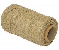 Linen Thread Q-CONNECT, waxed, 100g, 120m, brown, Strings, Envelopes and shipment accessories