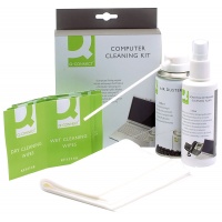 Computer Cleaning Kit for screens, keyboards, cases, Q-CONNECT
