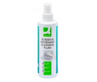 Spray do czyszczenia ekran&oacute;w TFT/LCD/LED i klawiatur Q-CONNECT, 250ml, Środki czyszczące, Akcesoria komputerowe