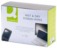 Screen Cleaning Wipes TFT/LCD A-CONNECT, 2x20pcs