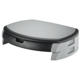 Podstawa pod monitor Q-CONNECT, z szufladą, 450x113x315mm, czarno-szara, Ergonomia, Akcesoria komputerowe