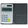 Kalkulator 10-cyfrowy 73x118mm etui szary, Kalkulatory, Urządzenia i maszyny biurowe
