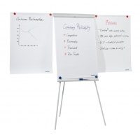 Flipchart Tripod Easel BI-OFFICE, 68x105cm, Magnetic Dry-wipe Board, with Extending Display Arms
