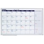 Monthly/Weekly Wall Planner FRANKEN, dry-wipe/magnetic, 90x60cm