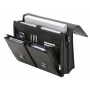 Briefcase Veneto eco leather 417x315x150mm black