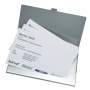 Business Card Album aluminium for 25 cards silver