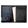 Business Card Album ALASSIO, leather, for 20 cards, black