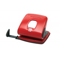 Hole Punch 418 capacity up to 25 sheets red