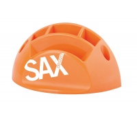 Przybornik na biurko SAX Design, z przegrodami, pomarańczowy