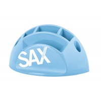 Przybornik na biurko SAX Design, z przegrodami, jasnoniebieski, Przyborniki na biurko, Drobne akcesoria biurowe