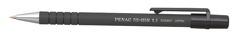 Ołówek automatyczny PENAC RB085 0,5mm, czarny, Ołówki, Artykuły do pisania i korygowania