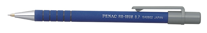 Ołówek automatyczny PENAC RB085 0,7mm, niebieski, Ołówki, Artykuły do pisania i korygowania