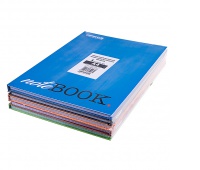 Brulion OFFICE PRODUCTS, A4, w kratkę, 96 kart., mix kolorów, Bruliony, Zeszyty i bloki