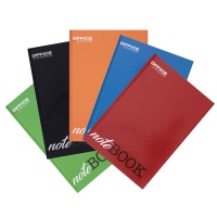 Brulion OFFICE PRODUCTS, A4, w kratkę, 96 kart., mix kolorów, Bruliony, Zeszyty i bloki