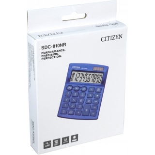 KALKULATOR CITIZEN BIUROWY SDC-810NR 10-POZ.KOLOR, Podkategoria, Kategoria