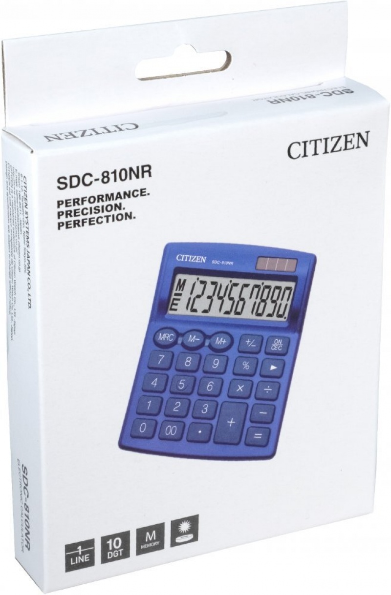 KALKULATOR CITIZEN BIUROWY SDC-810NR 10-POZ.KOLOR, Podkategoria, Kategoria