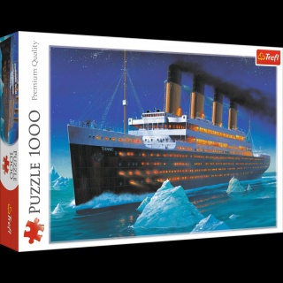 10080 1000 - Titanic / Trefl, Puzzle, Zabawki