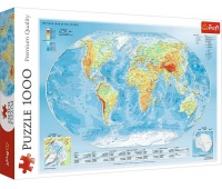 10463 1000 - Mapa fizyczna świata / Meridian_L