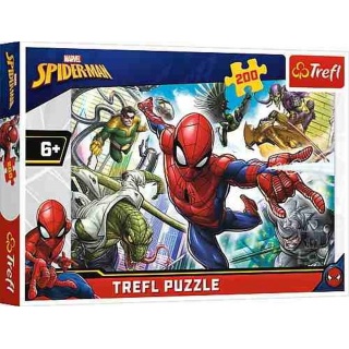 13235 200 - Urodzony bohater / Disney Marvel Spiderman, 200 element&oacute;w, Puzzle