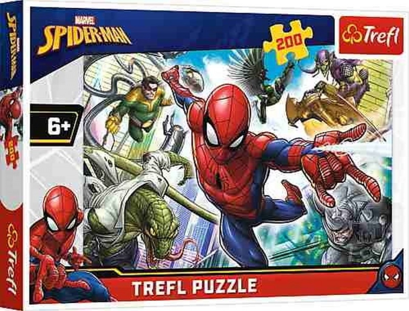 13235 200 - Urodzony bohater / Disney Marvel Spiderman, 200 element&oacute;w, Puzzle