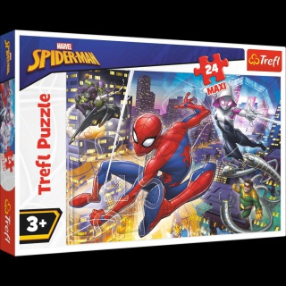 14289 24 Maxi - Nieustraszony Spider-Man / Disney Marvel Spiderman, Puzzle, Zabawki