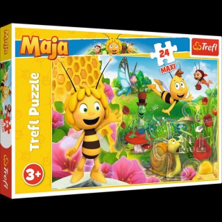 14297 24 Maxi - W świecie Pszczółki Mai / Studio 100 Maya the Bee, Puzzle, Zabawki