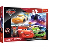 15356 160 - Zwycięski wyścig / Disney Cars 3, 160 element&oacute;w, Puzzle