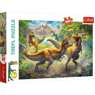 15360 160 - Walczące Tyranozaury / Trefl, 160 element&oacute;w, Puzzle