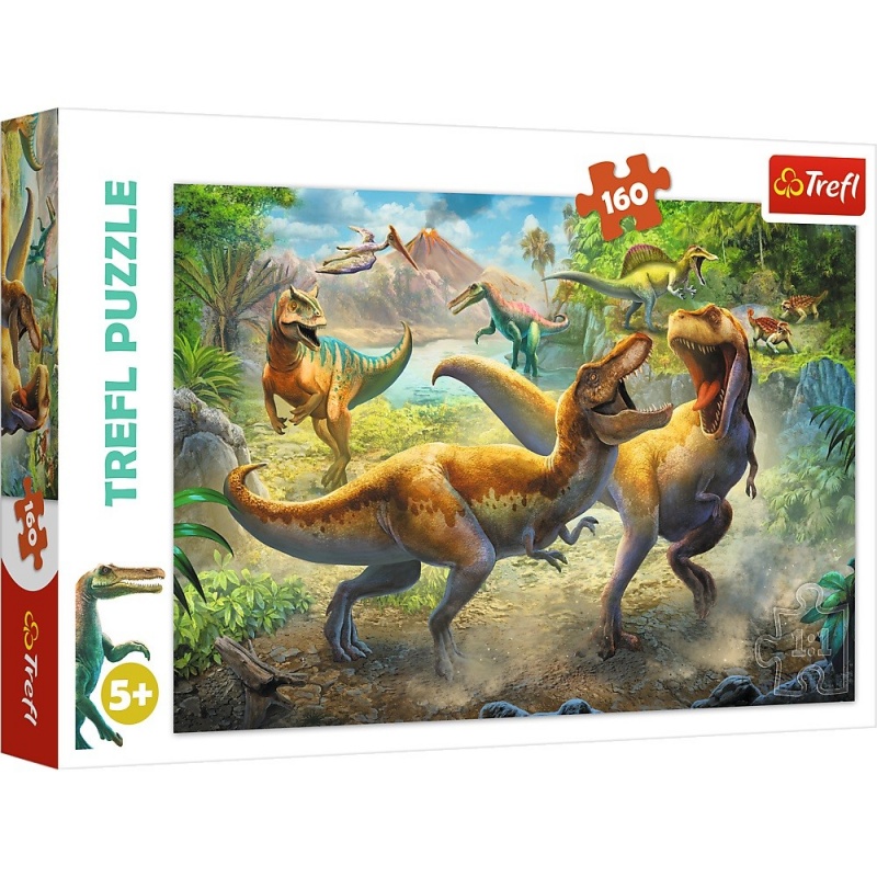 15360 160 - Walczące Tyranozaury / Trefl, 160 element&oacute;w, Puzzle