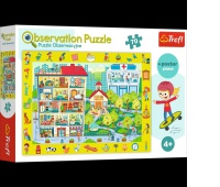 15534 70 Obserwacyjne - Odwiedzamy miasteczko / Trefl, Puzzle, Zabawki