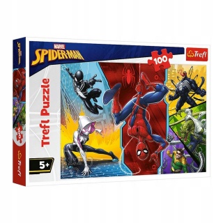 16347 100 - Do g&oacute;ry nogami / Disney Marvel Spiderman, Puzzle, Zabawki