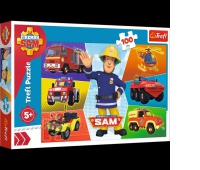 16354 100 - Pojazdy Strażaka Sama / Prism A&D Fireman Sam, Puzzle, Zabawki